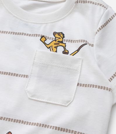 Remera Comfort Infantil con Estampa Rey León - Talle 1 a 5 años 5