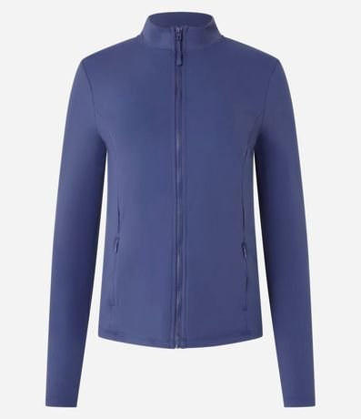 Campera Deportiva en Poliamida con Bolsillos y Cuello Alto 5