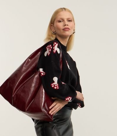 Buzo en Jacquard con Estampa Hongos