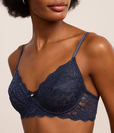 Soutien sin Copa y con Aro en Encaje Floral 3