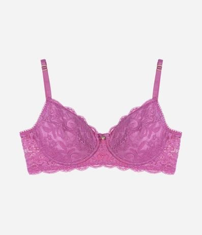 Soutien sin Copa y con Aro en Encaje Floral 5