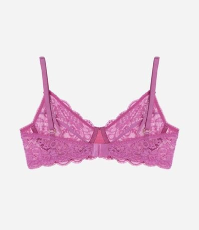 Soutien sin Copa y con Aro en Encaje Floral 6