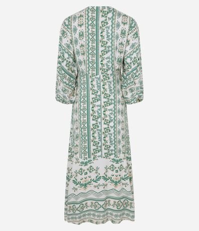 Vestido New Midi en Viscosa con Estampada Floral 3