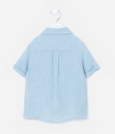 Camisa Infantil en Viscolino con Pequeño Bolsillo - Talle 1 a 4 años 3