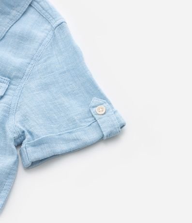 Camisa Infantil en Viscolino con Pequeño Bolsillo - Talle 1 a 4 años 5