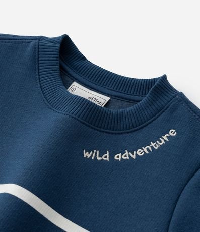 Buzo Infantil Calentito con Estampa Rayada - Talle 1 a 5 años 6