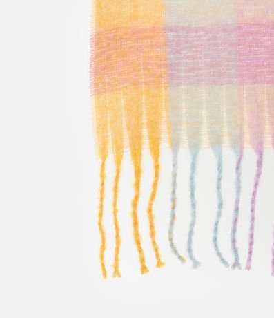 Bufanda Infantil en Punto con Estampa de Cuadros - Talle U 2