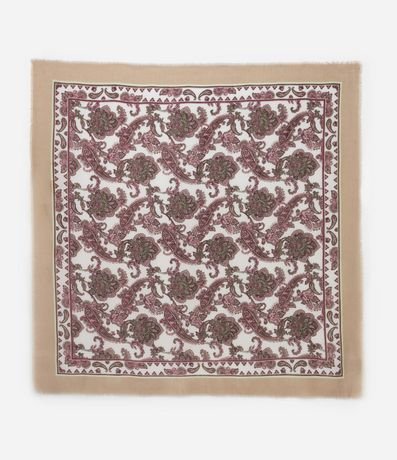 Pañuelo Franela con Estampa Arabescos