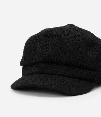 Boina en Tweed con Aba Curva 4