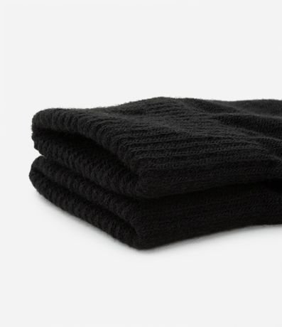 Guante en Tricot con Puño y Textura 3
