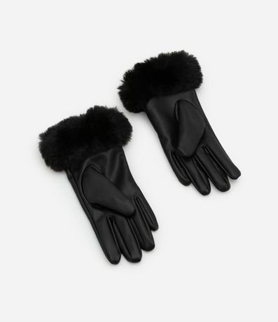 Guante en PU con Pelito en el Puño 2