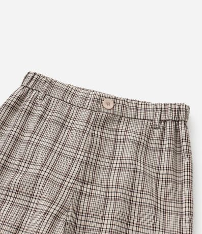 Pantalón Infantil con Bolsillos Cargo y Estampa de Cuadros - Talle 5 a 14 años 6