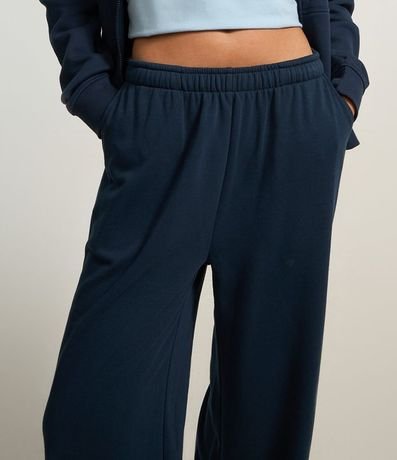 Pantalón Recto en Algodón con Lazo Interno en la Cintura 2