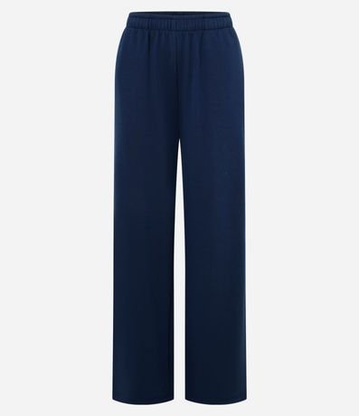 Pantalón Recto en Algodón con Lazo Interno en la Cintura 5