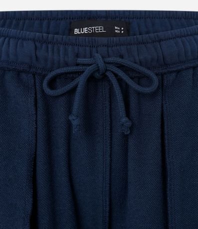 Pantalón Recto en Algodón con Lazo Interno en la Cintura 6