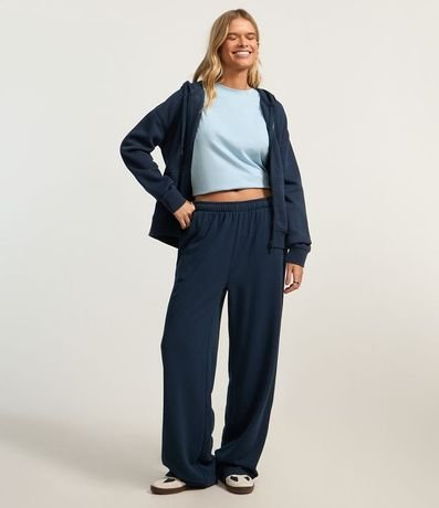 Buzo en Algodón con Capucha y Abertura Frontal con Cremallera 2