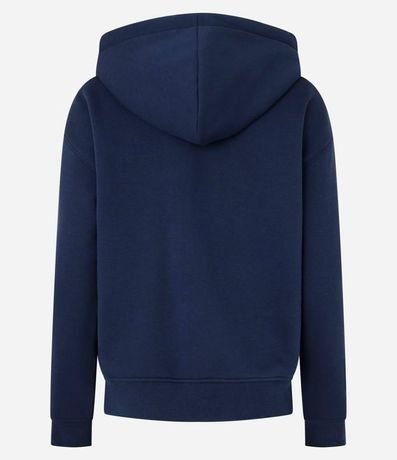 Buzo en Algodón con Capucha y Abertura Frontal con Cremallera 6