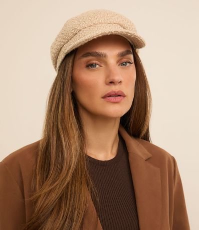 Boina en Tweed con Aba Curva 2
