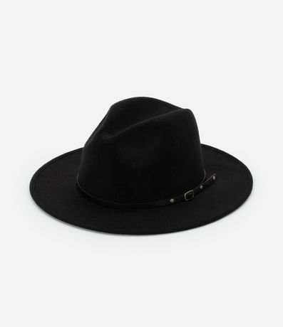 Sombrero Cowboy de Gamuza con Detalle de Hebilla