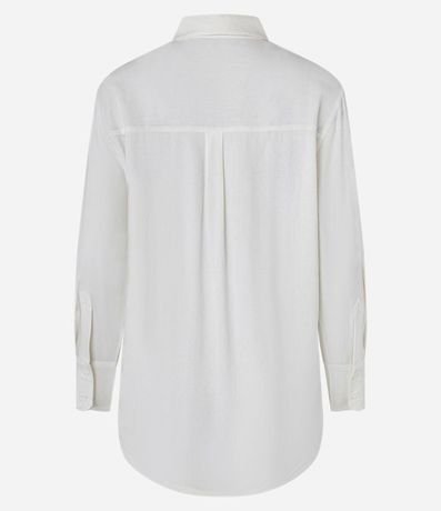 Camisa Básica en Viscolino con Abotonado 10