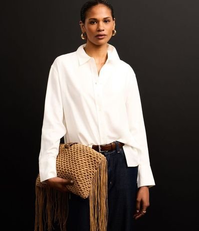 Camisa Básica en Viscolino con Abotonado 6