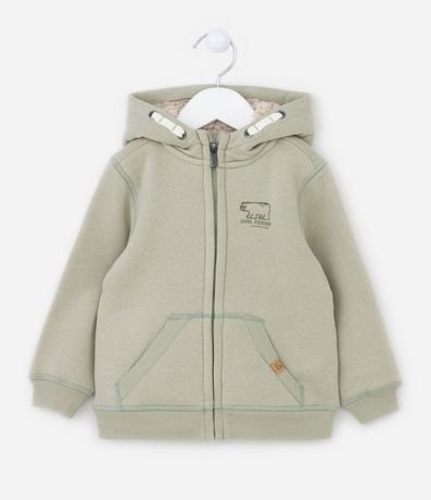 Saco Infantil con Capucha y Forro de Sherpa - Talle 1 a 5 años