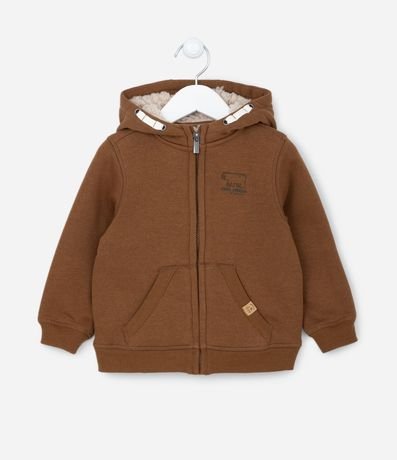 Saco Infantil con Capucha y Forro de Sherpa - Talle 1 a 5 años