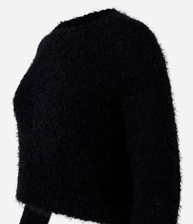 Suéter Slim en Punto con Pelitos 2