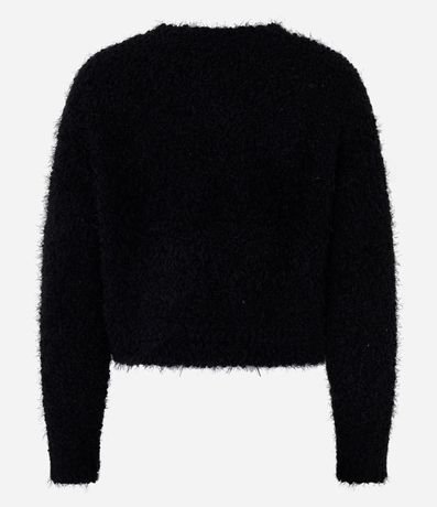 Suéter Slim en Punto con Pelitos 3