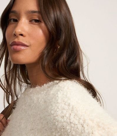 Suéter Slim en Punto con Pelitos 3