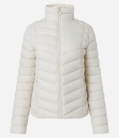 Campera Puffer Ultraligera en Poliamida con Bolsita 5
