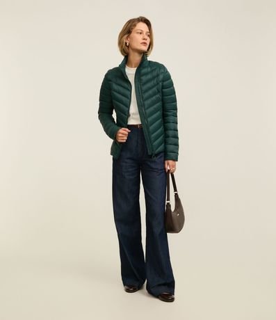 Campera Puffer Ultraligera en Poliamida con Bolsita 3