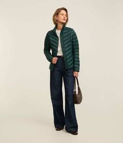 Campera Puffer Ultraligera en Poliamida con Bolsita 2