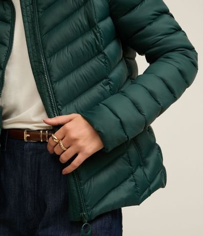 Campera Puffer Ultraligera en Poliamida con Bolsita 5