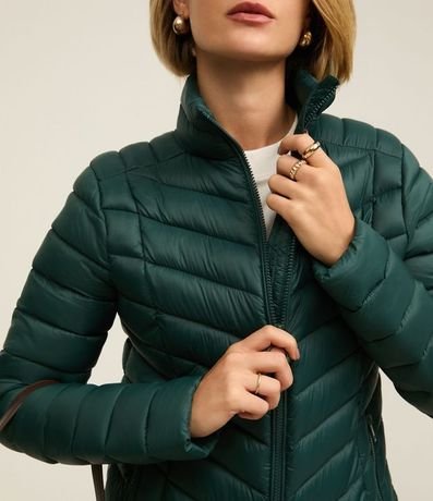 Campera Puffer Ultraligera en Poliamida con Bolsita 5