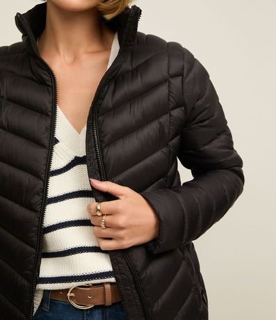 Campera Puffer Ultraligera en Poliamida con Bolsita 3