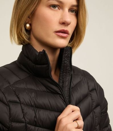 Campera Puffer Ultraligera en Poliamida con Bolsita 5
