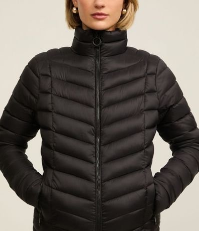 Campera Puffer Ultraligera en Poliamida con Bolsita 6