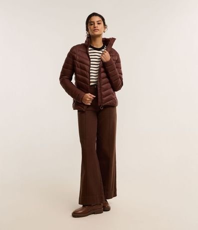 Campera Puffer Ultraligera en Poliamida con Bolsita 2