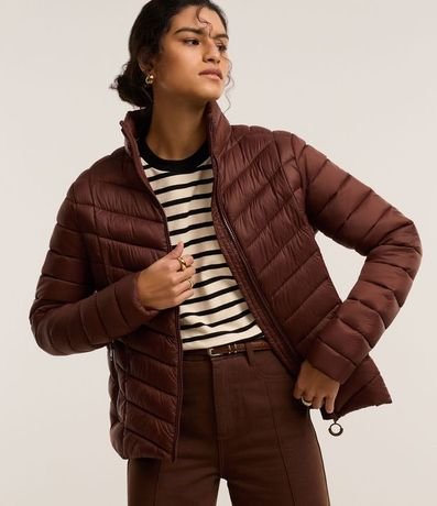 Campera Puffer Ultraligera en Poliamida con Bolsita 3