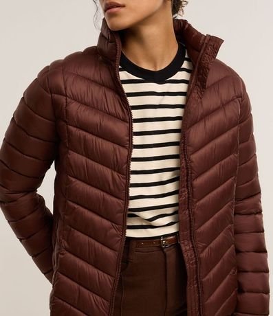 Campera Puffer Ultraligera en Poliamida con Bolsita 5