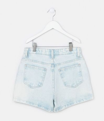 Short Infantil en Jeans con Strass - Talle 5 a 14 años 2