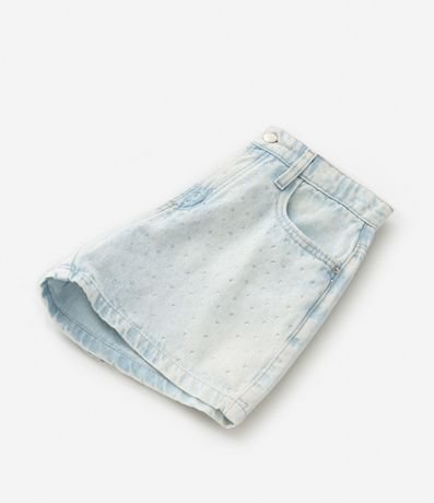 Short Infantil en Jeans con Strass - Talle 5 a 14 años 5