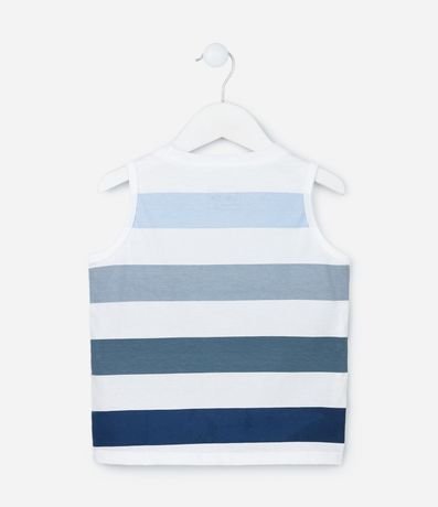 Musculosa Infantil en Algodón con Rayas - Talle 1 a 5 Años 2