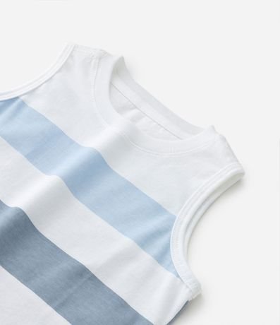 Musculosa Infantil en Algodón con Rayas - Talle 1 a 5 Años 4