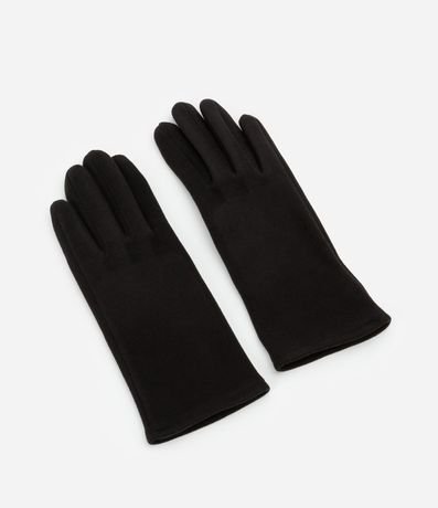 Guante en Gamuza con Detalle Dedal Touch Screen