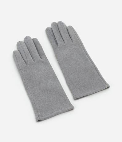 Guante en Gamuza con Detalle Dedal Touch Screen