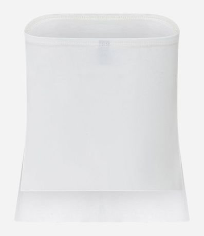 Blusa Cropped en Punto Roma sin Breteles 6