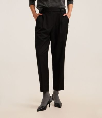 Pantalón Carrot Sastrería con Cintura Traspasado 3