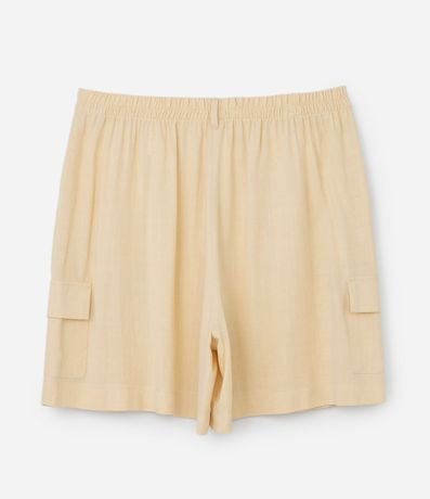 Bermuda en Viscolino con Bolsillos Cargo Curve & Plus Size 5